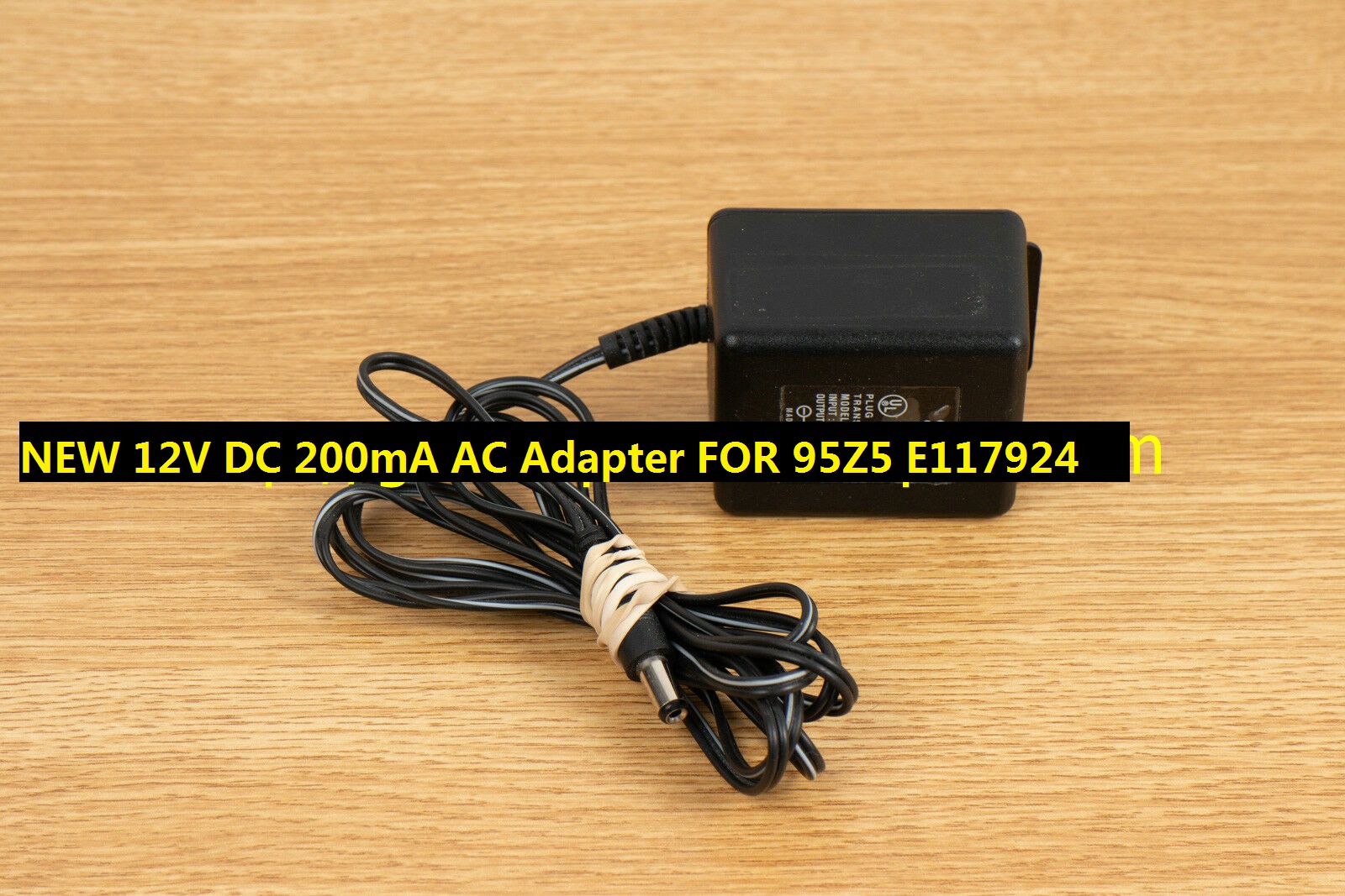 *100% Brand NEW* 95Z5 E117924 Model DC12200 12V DC 200mA AC Adapter Power Supply - Click Image to Close